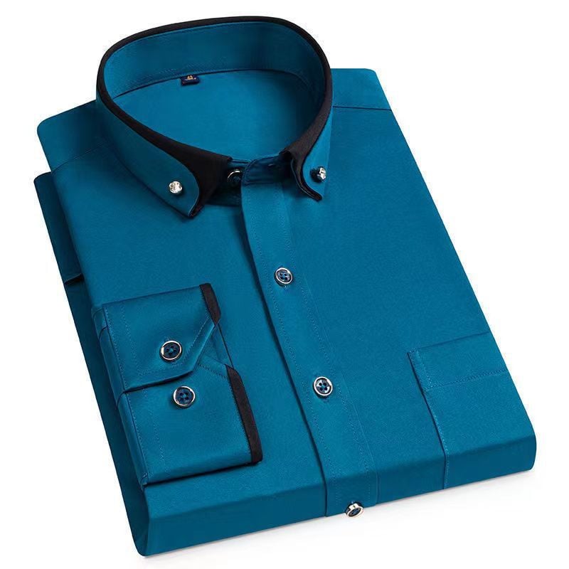 Ethan | Moderno Camisa de Hombre con Cuello en Contraste 6