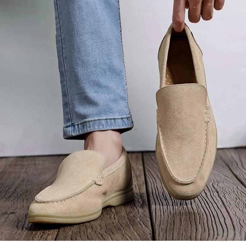 SUGO – Mocasines de ante para hombre