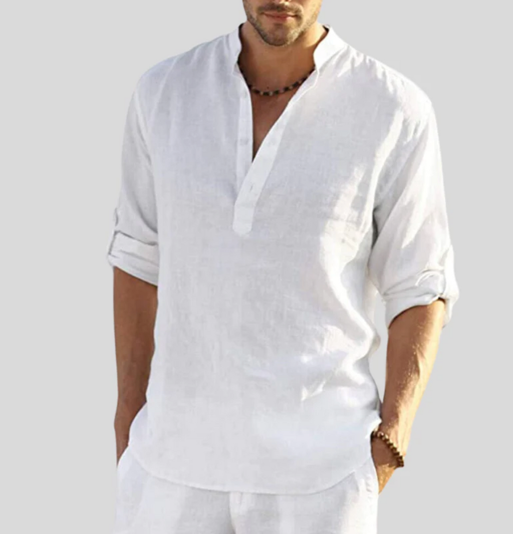MATEO – Camisa de lino transpirable y elegante para hombre