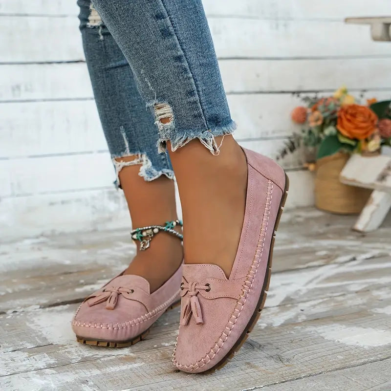 Sofía | Mocasines Clásicos de Mujer con Acento de Borla y Comodidad Optimal 3