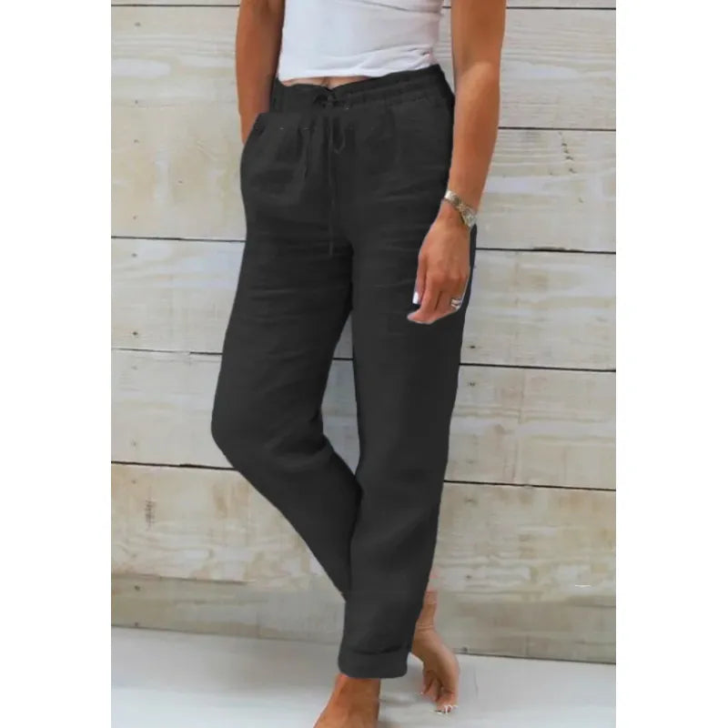 Sofia | Pantalones Holgados con Cordón para Mujer 2