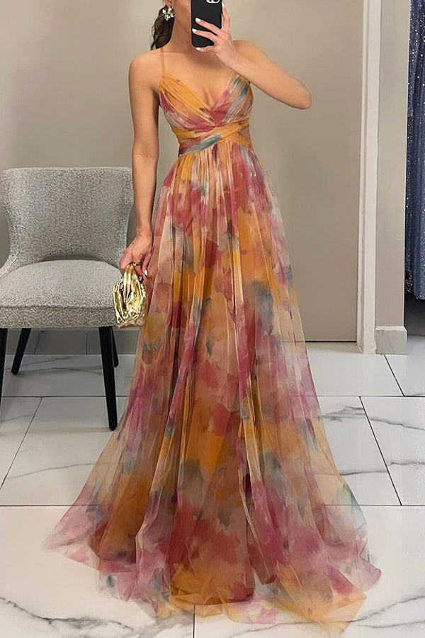 VALENTINA – Vestido largo floral elegante para invitada