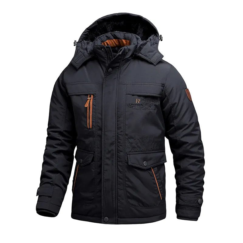 Bolsillos funcionales de la chaqueta acolchada impermeable BORALIS
