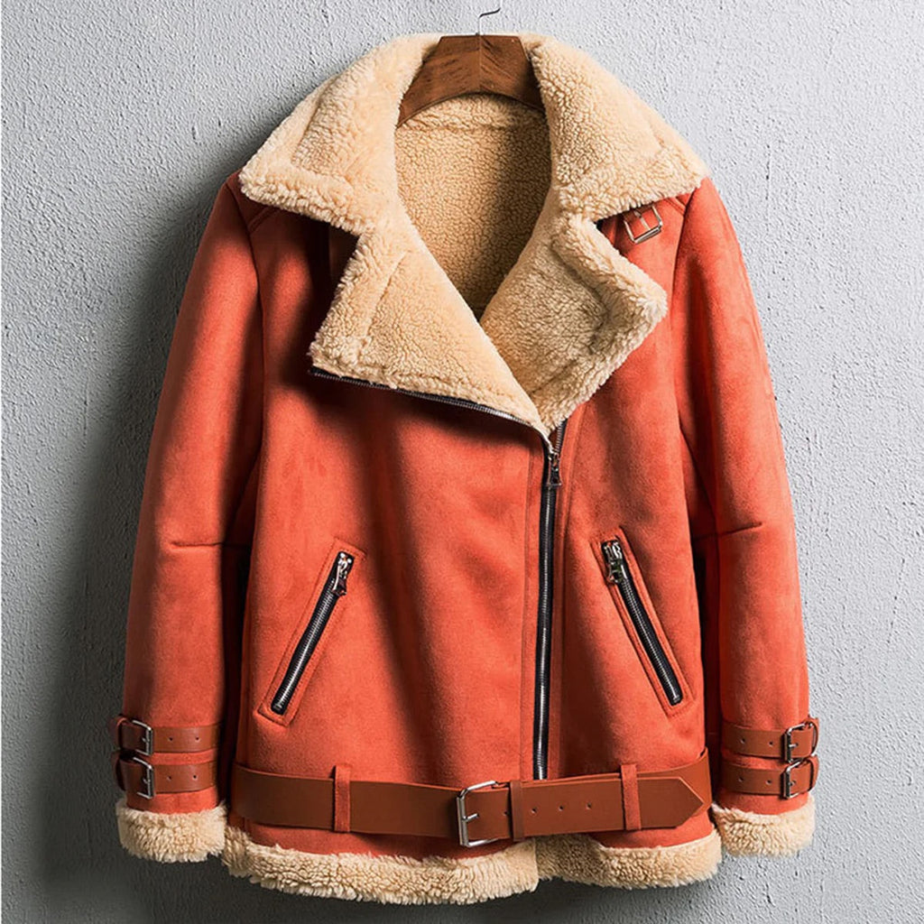 Chaqueta de invierno para mujer, vista trasera