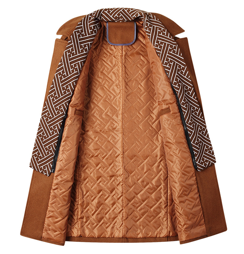 Abrigo clásico de invierno para hombre en corte regular fit