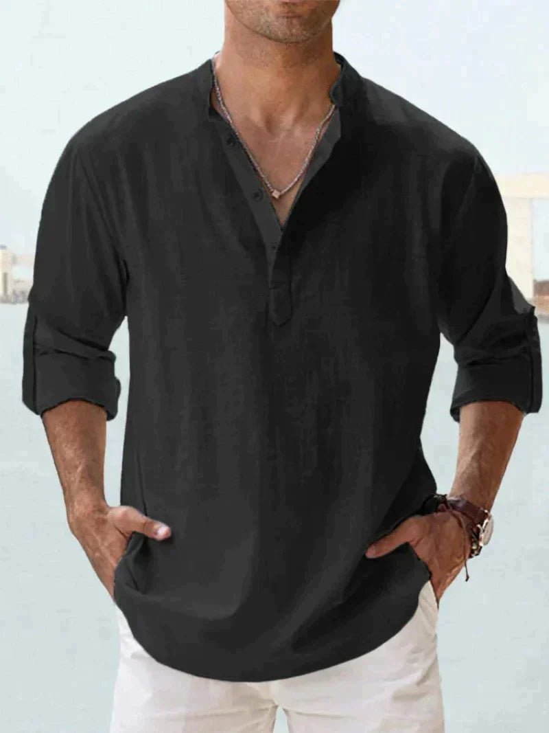 Gino | Camisa de Lino Elegante y Confortable para Hombre - Noa Lagos