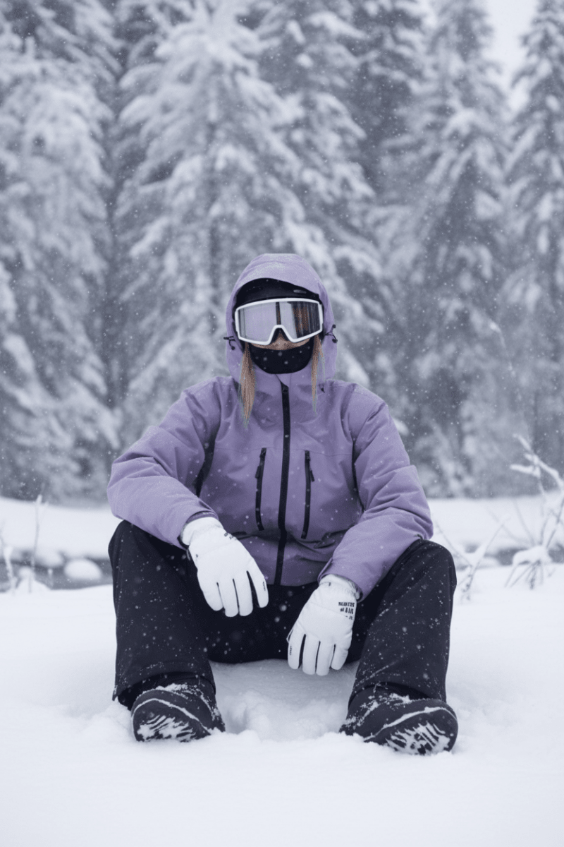 Chaqueta GLACYON con bolsillos seguros para deportes de invierno