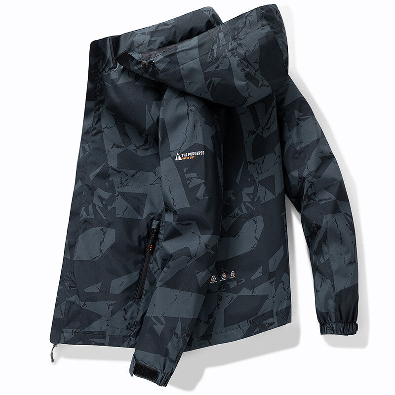 Chaqueta de esquí deportiva para hombre combinada con pantalón informal