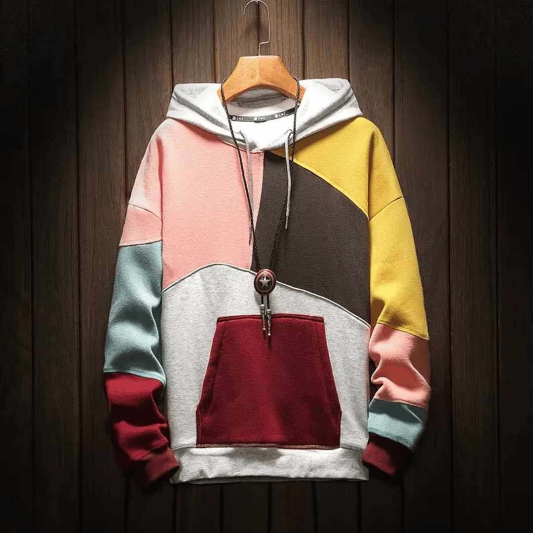 Sudadera Kodiak en color rosa mostrando puños y bajo elásticos