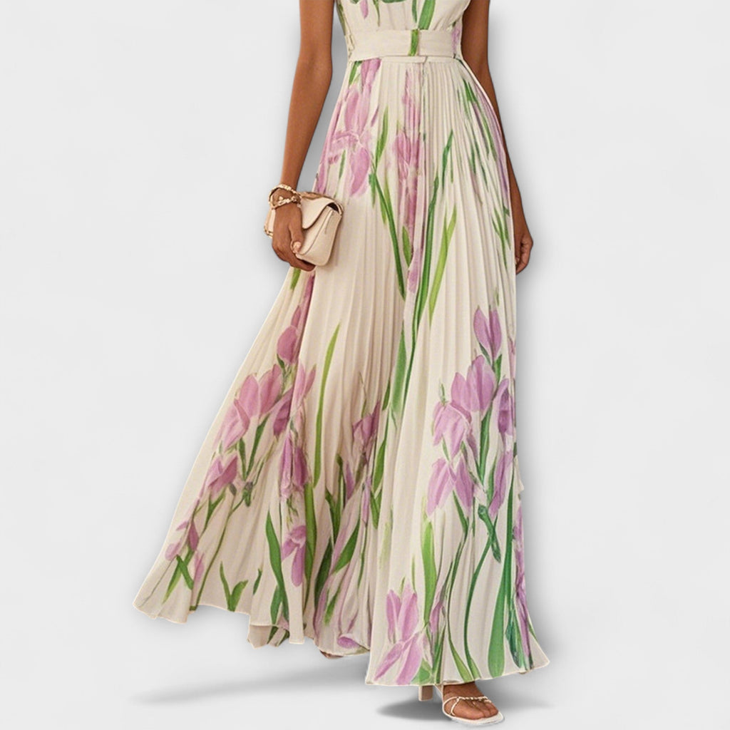 Sofía | Elegante Vestido Largo Floral Veraniego - Noa Lagos