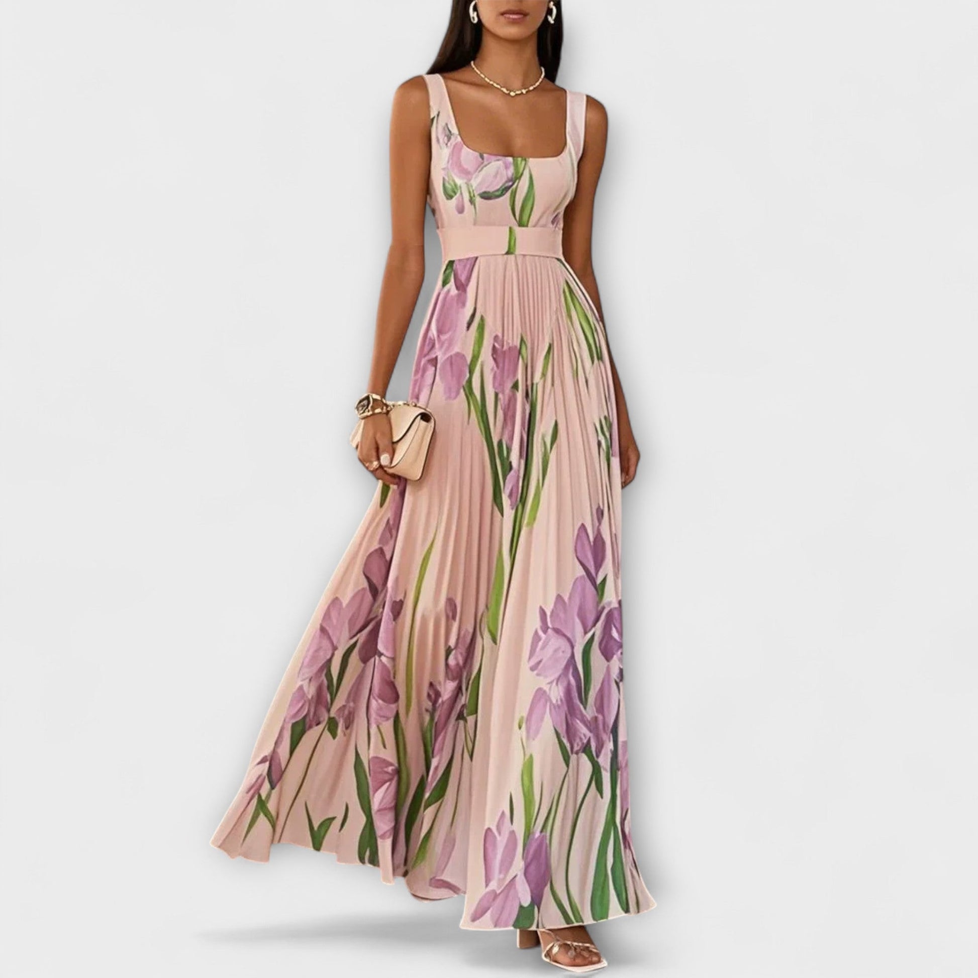 Sofía | Elegante Vestido Largo Floral Veraniego - Noa Lagos