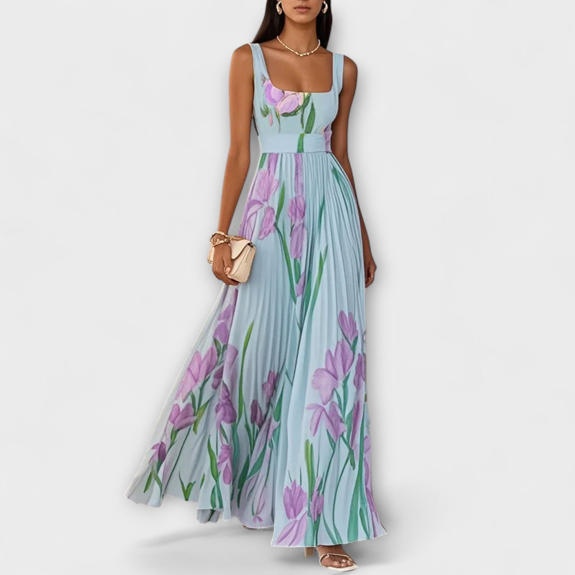 Sofía | Elegante Vestido Largo Floral Veraniego - Noa Lagos