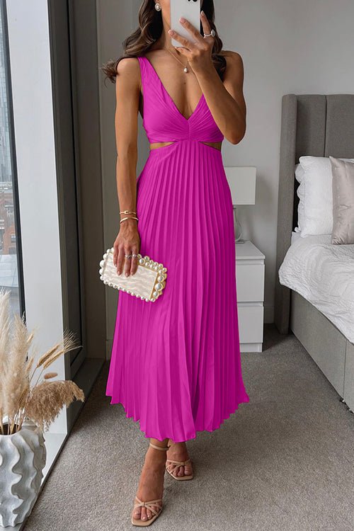 Sofia | Elegante Vestido Midi Plisado Invitada - Noa Lagos