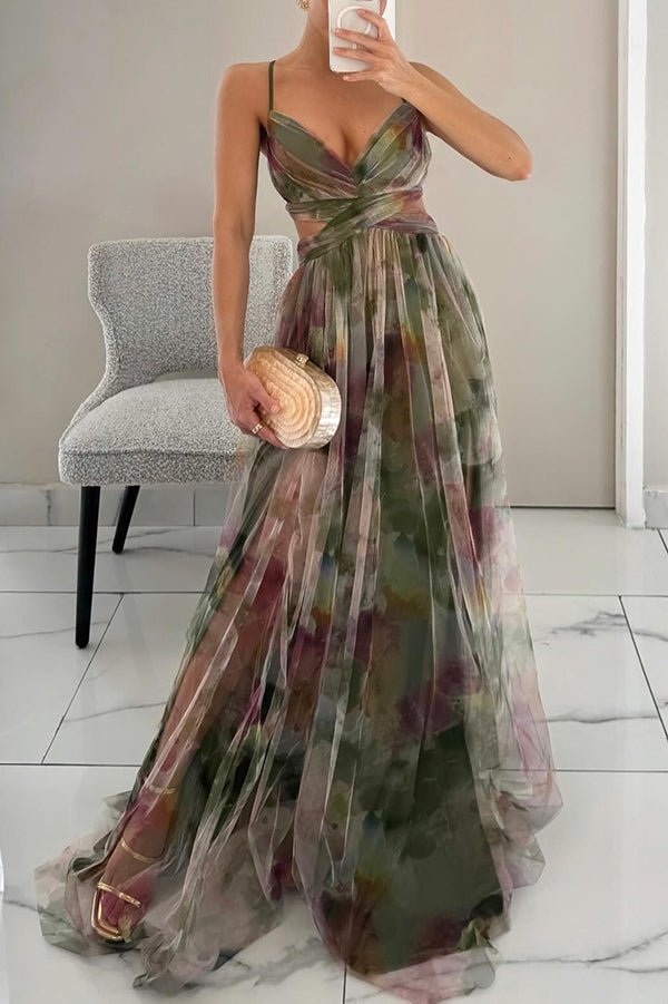Sofia | Vestido Largo Floral Elegante para Mujer Verano - Noa Lagos
