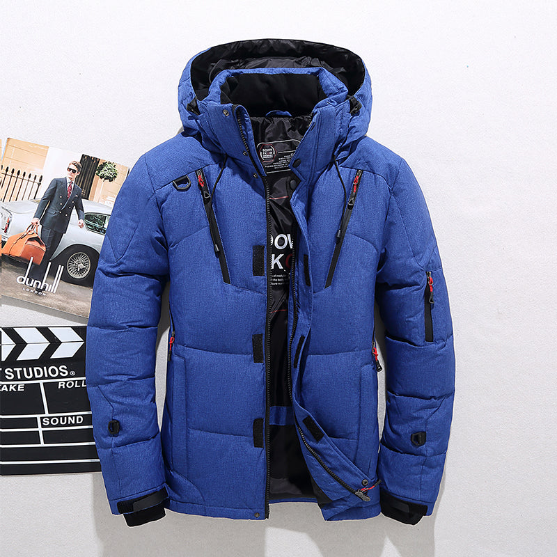 Abrigo de invierno Thorin para hombre con capucha ajustable y cuello alto