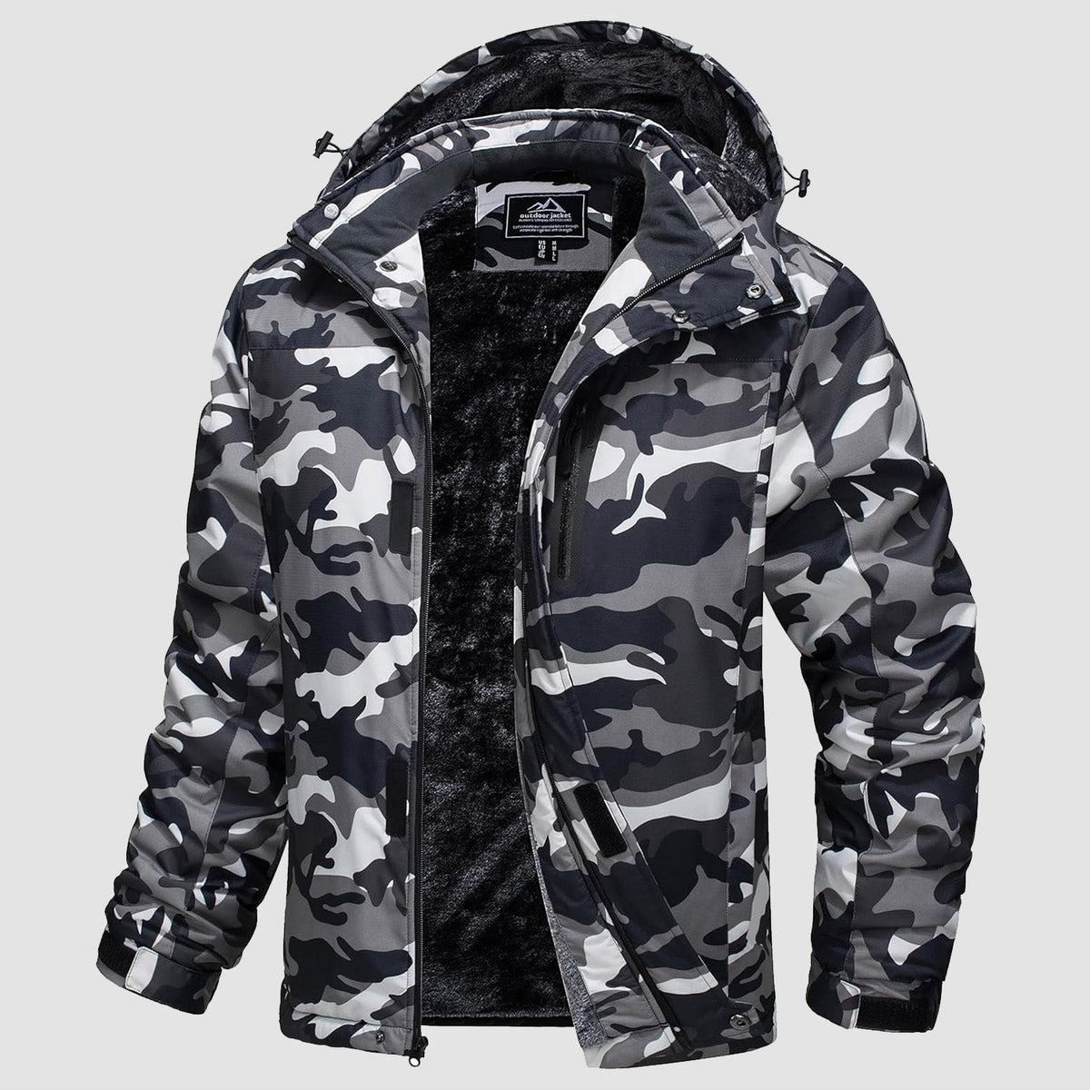 Forro polar interior de la chaqueta TUNDRAXX para mayor calidez